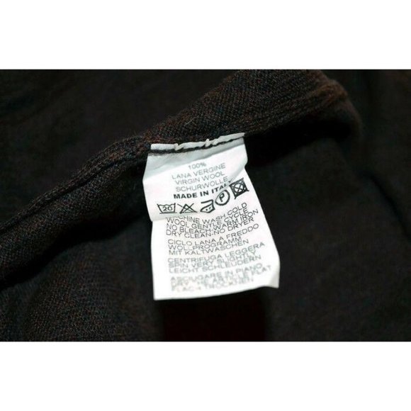 Gran Sasso Wool Sweater Mock Neck Brown - Picture 5 of 5